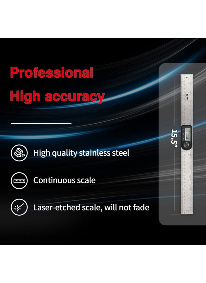 S&F STEAD & FAST Digital Angle Finder Ruler 7 Inch / 200 mm Stainless Steel with Case DPRAF-7-P, Digital Protractor Angle Finder for Woodworking Measurement, Angle Measuring Tool by S&F STEAD & FAST  - Image 4