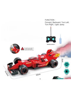 بيوينتي أفضل سيارة سباق RC Formula 1 F1 عالية السرعة 2.4G سيارة تحكم عن بعد طراز سيارة جديدة مع تأثير الدخان | أفضل سيارة ريموت كنترول هدية رمضانية | سيارة متميزة خاصة  - Image 2