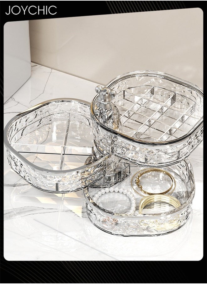 Joychic Women Jewelry Storage Box  Light Luxury Earrings Ring Necklace Plastic Jewelry Storage Box  - Image 2