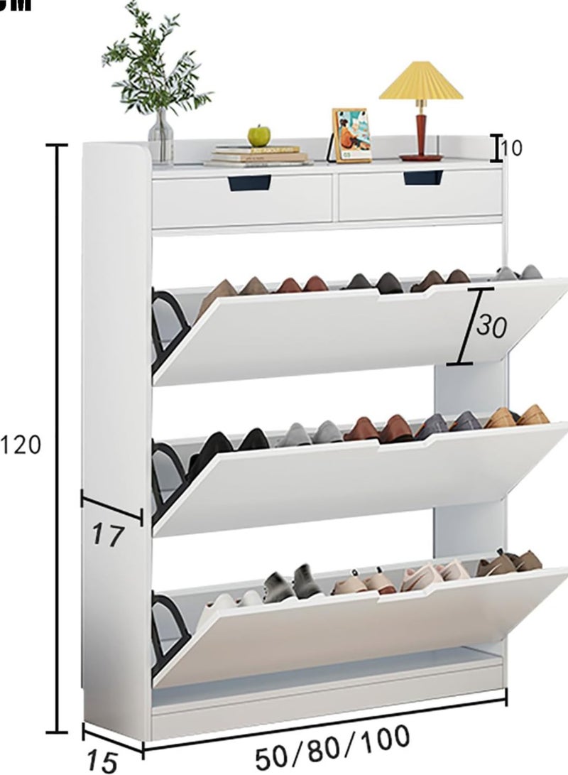 DubaiGallery shoe cabinet, household door locker, hall cabinet, entry door, multi-layer simple shoe rack, small apartment entrance cabinet - Image 4