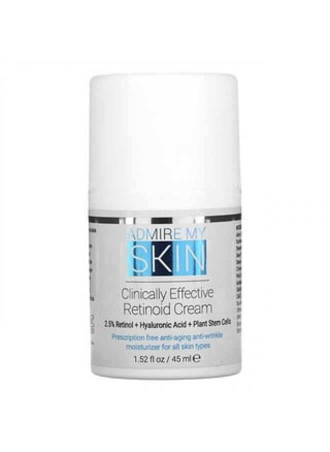 Admire My Skin - Admire My Skin Clinically Effective Retinoid Cream 1.52 fl oz 45 ml - Image 1