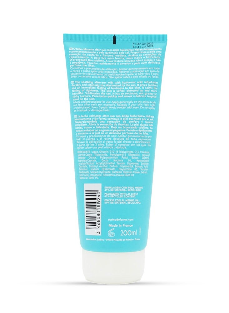 Corine de Farme CDF- After Sun Soothing Milk Lotion with Hyaluronic Acid 200ML - Image 2