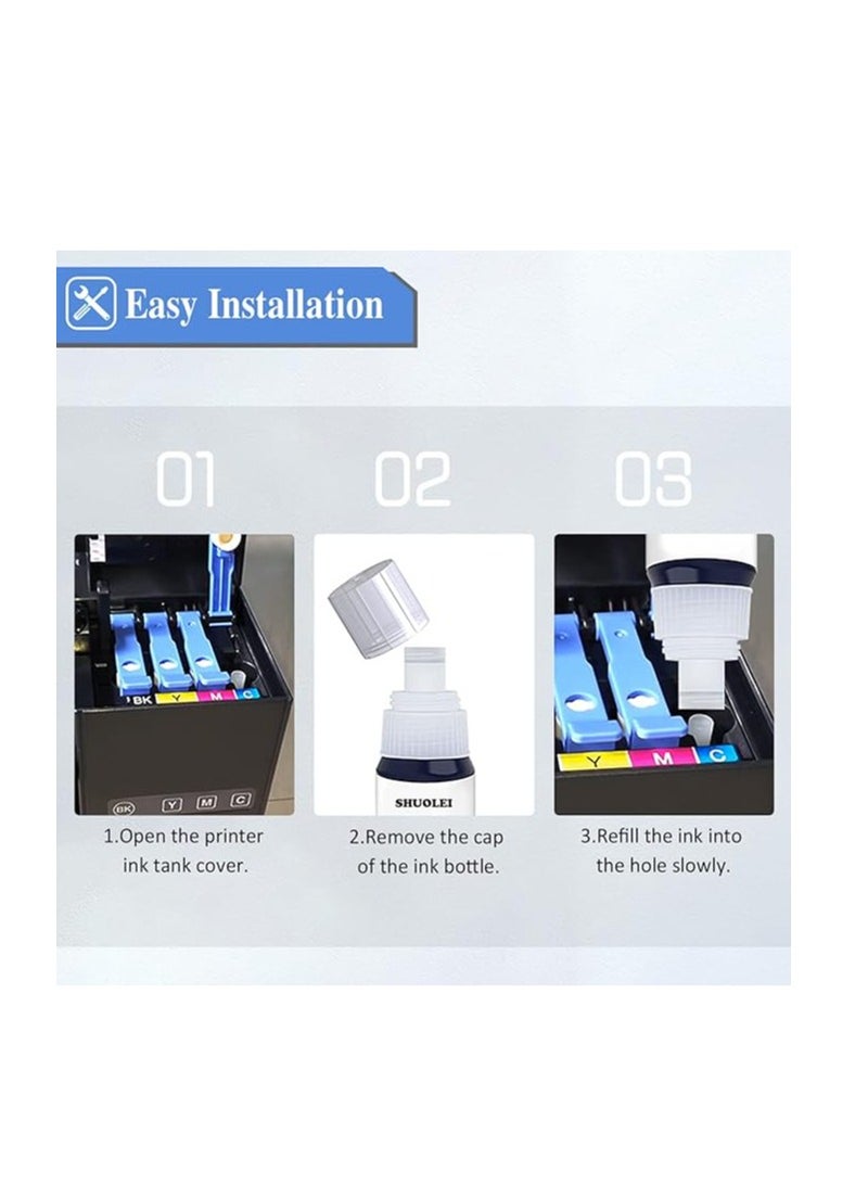 Terabyte 110S ink 127ml for EcoTank for EPSON Black Double for M1100/M1120/ M1140/M1170/M1180/ M2120/M2140/M2170/ M3140/M3170/M3180 - Image 5