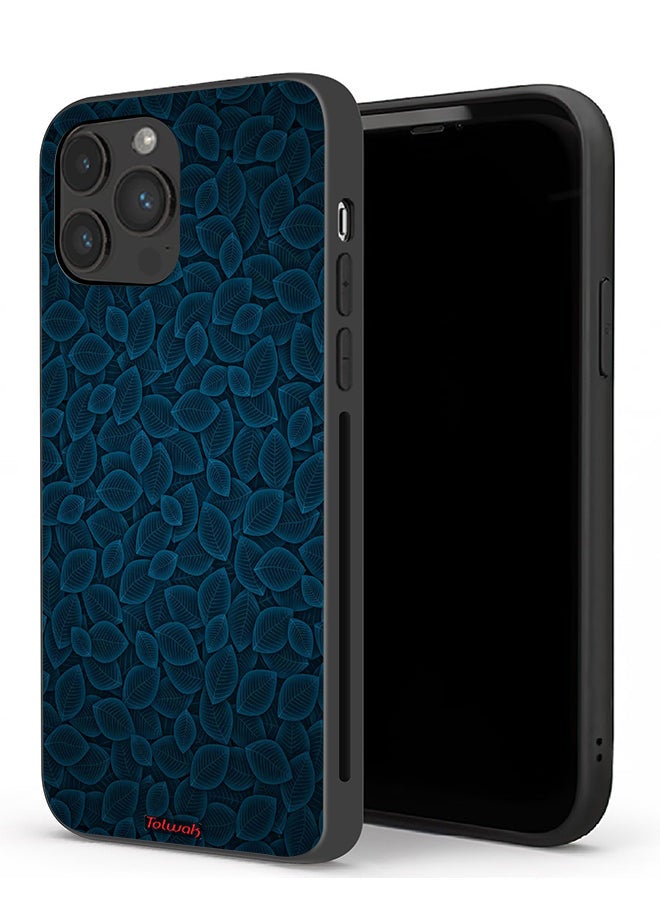 Tolwak Apple iPhone 13 Pro Protective Case Digital Art Leaves Pattern - Image 1