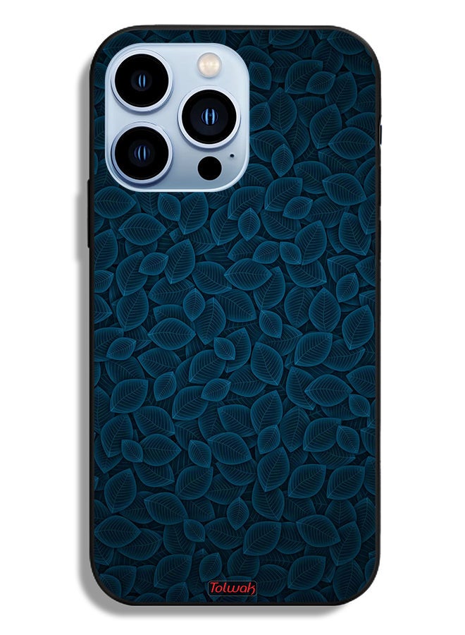 Tolwak Apple iPhone 13 Pro Protective Case Digital Art Leaves Pattern - Image 2