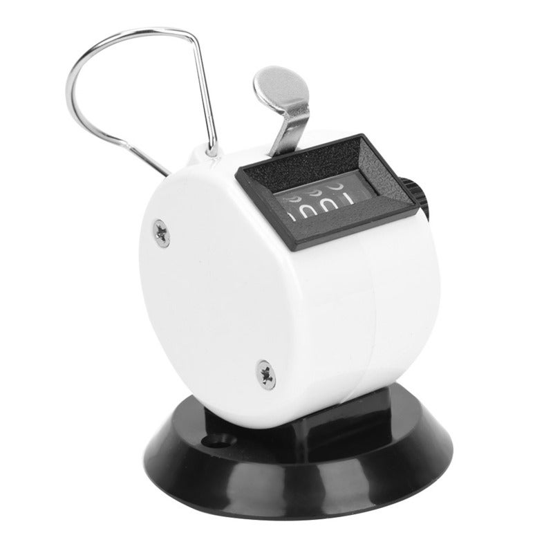 Hand Tally Counter: 4-Digit 0-9999 ABS Plastic Case - Small Portable Easy To Clear Mechanical Counter For Data Statistics Conference Attendance Traffic Counting - Image 2