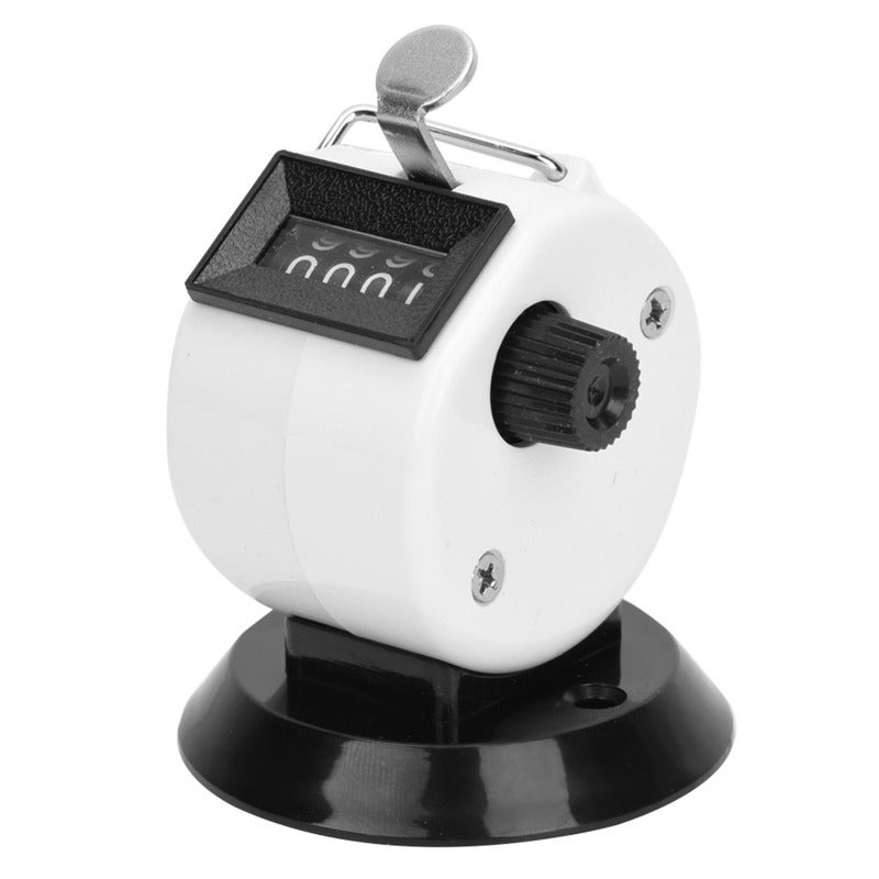 Hand Tally Counter: 4-Digit 0-9999 ABS Plastic Case - Small Portable Easy To Clear Mechanical Counter For Data Statistics Conference Attendance Traffic Counting - Image 3