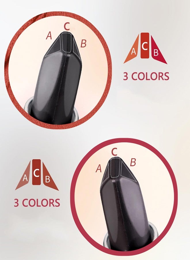 Miaritick 6 Colors In 1 Double Head Lipstick for Women, Silky Velvet Lipstick, No Fade No Stick Cup, Exquisite Appearance, Makeup Gift for Women - Image 2