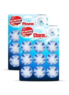 Anti-Bacterial Toilet Block 18x40g Blue