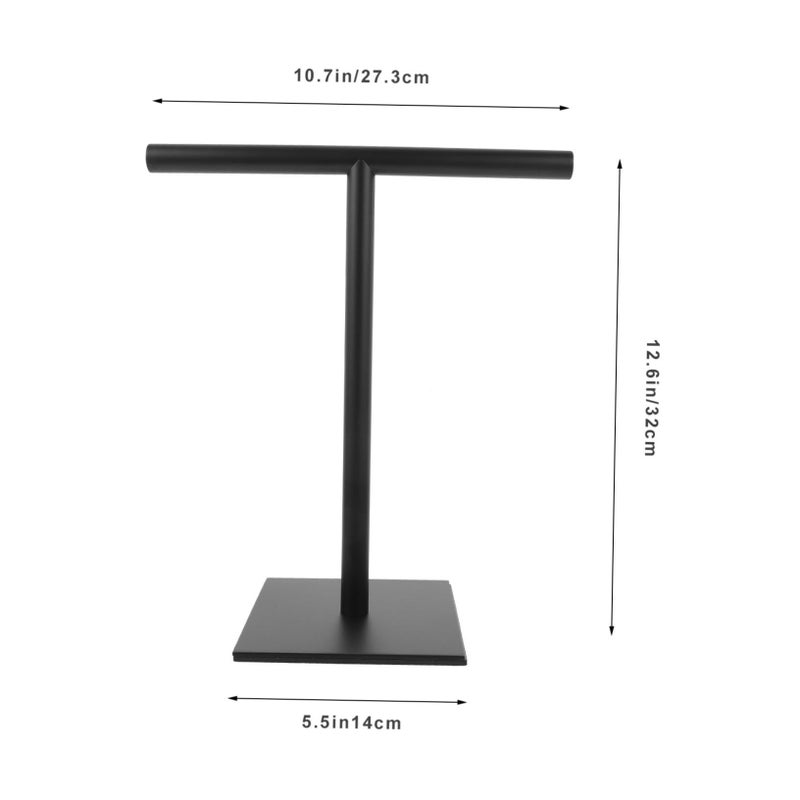 Silver Stainless Steel Towel Rack Space Saving Countertop Bathroom Organizer Elegant Display - Image 3