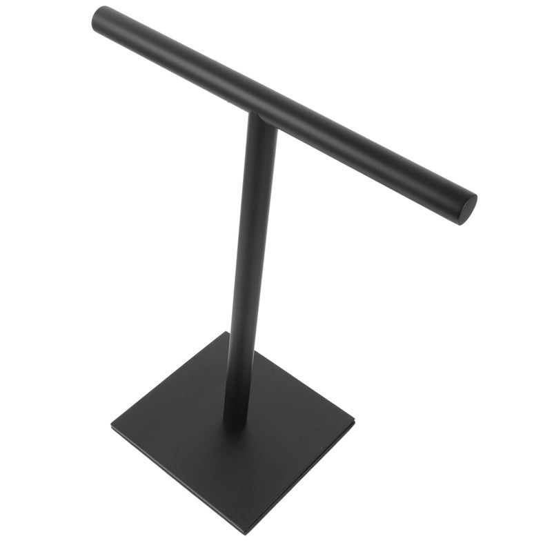 Silver Stainless Steel Towel Rack Space Saving Countertop Bathroom Organizer Elegant Display - Image 2