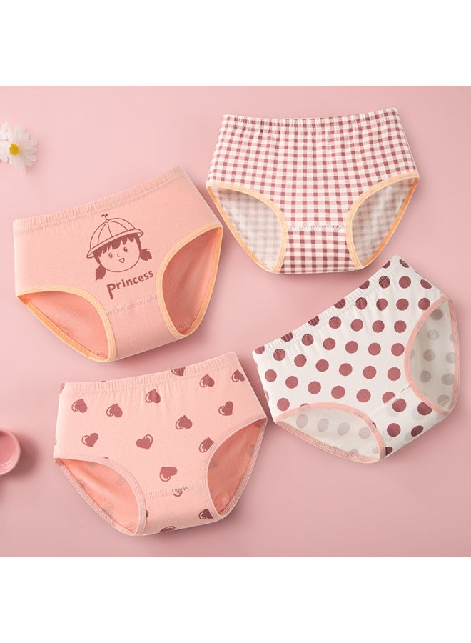 KUYING New Comfortable Skin friendly Breathable Underwear Set 0f 4 