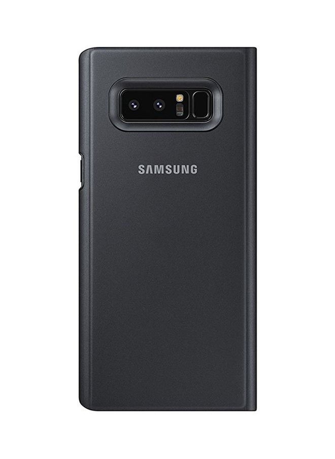 Generic - Clear View Standing Case Cover For Samsung Galaxy Note8 Black - Image 1