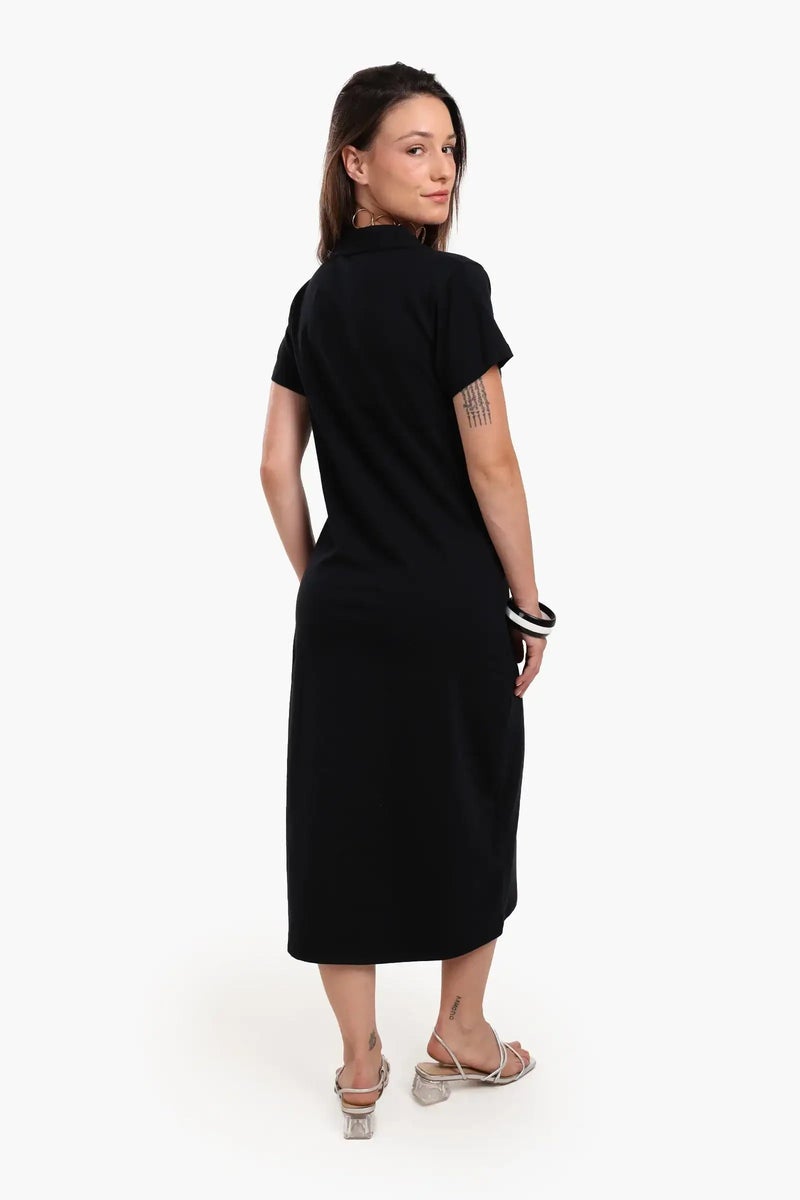 Carina Polo Neck Midi Dress - Image 4