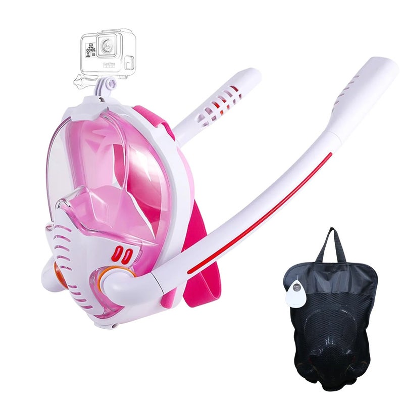 Bluejw Cross-Border Snorkeling Sambo Diving Mask Anti-Fog Full Dry Silicone Snorkel Set for Adults Children Swimming Goggles Equipment - Image 1