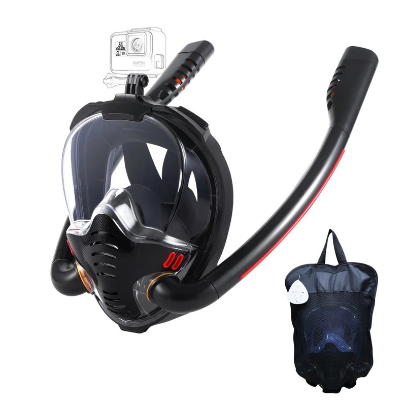Bluejw Cross-Border Snorkeling Sambo Diving Mask Anti-Fog Full Dry Silicone Snorkel Set for Adults Children Swimming Goggles Equipment - Image 2