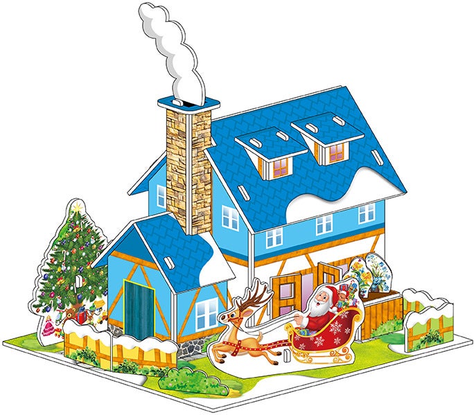 Diy Children'S New 3D Puzzle Model School Gift Paper Color Handmade Puzzle Toys Quality Assurance - Image 1