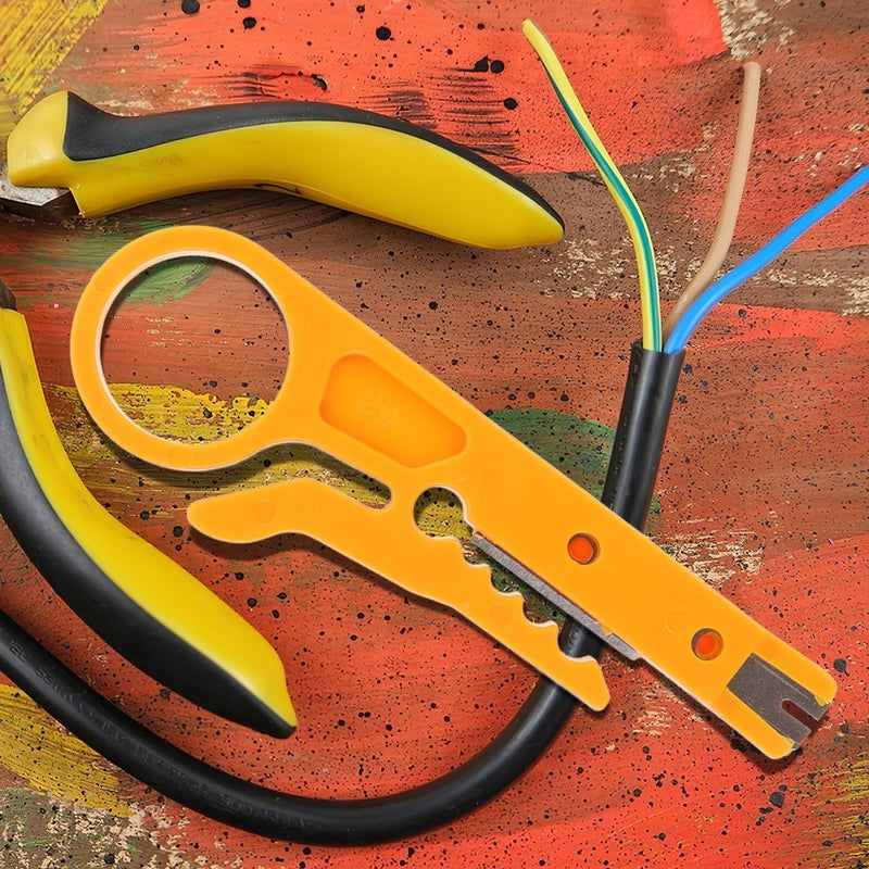 5pcs Mini Wire Stripper Lightweight Ergonomic Grip Electrical Cutter Tool - Image 3