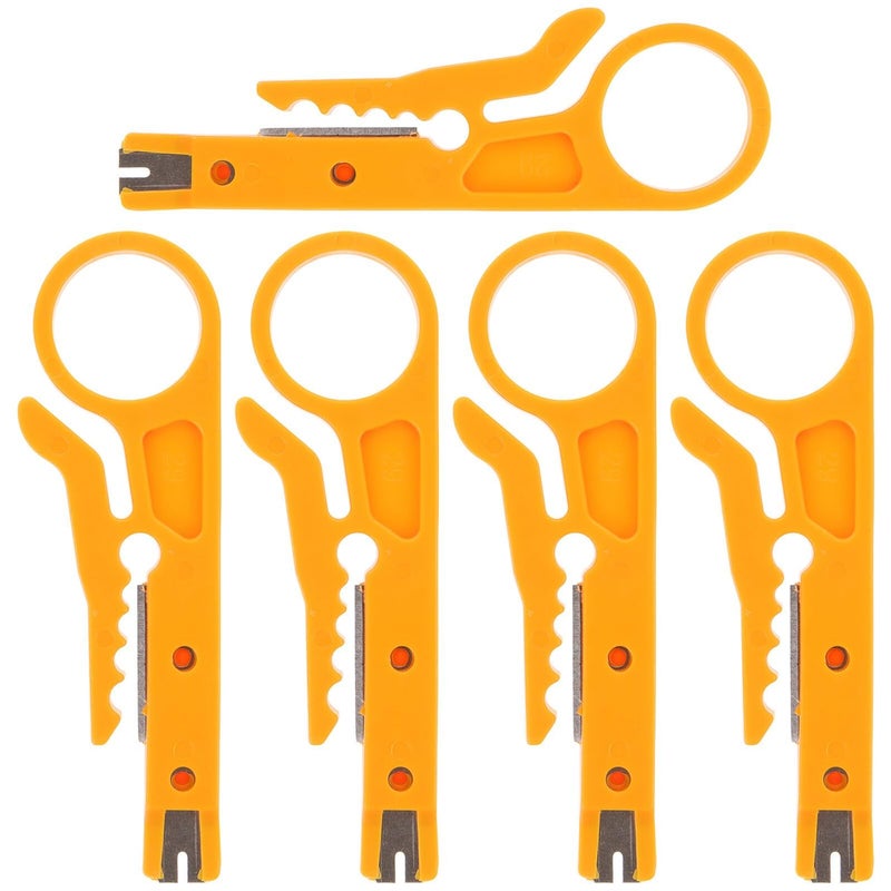 5pcs Mini Wire Stripper Lightweight Ergonomic Grip Electrical Cutter Tool - Image 2