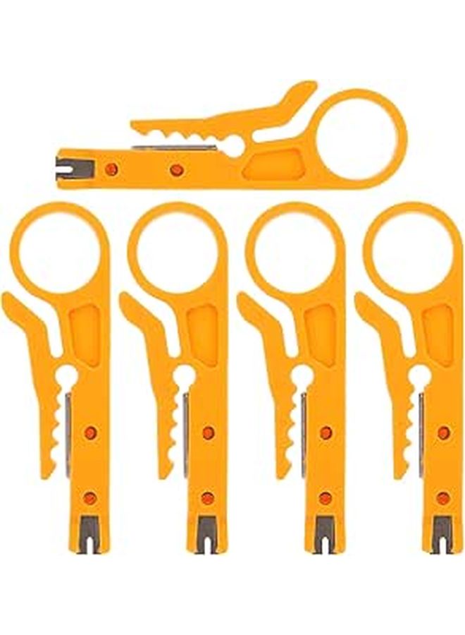 5pcs Mini Wire Stripper Lightweight Ergonomic Grip Electrical Cutter Tool - Image 1