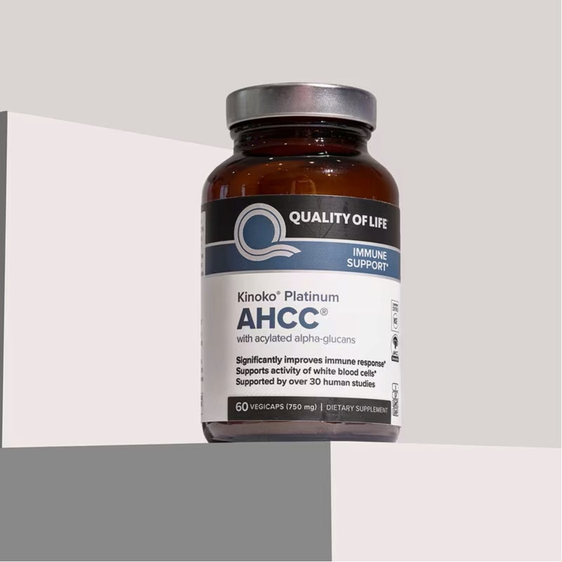 Quality of Life Labs, Kinoko Platinum AHCC, 60 Veggie Capsules - Image 4