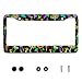 Omw2fyb Personalise Colorful Mushrooms License Plate Frames Funny License Plate Frame Car Universal Stainless Steel Accessories Cars Decor with 2 Holes and Screws Fits Standard US Vehicles Size 122 x 6 Inch - Image 2