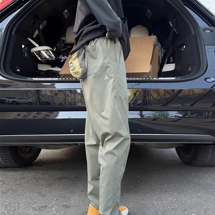 Cross-Border Wholesale High-Quality Waterproof Jacket Pants, Large Quantities, Three-Proof Black, Army Green, Navy Blue Black - Image 4