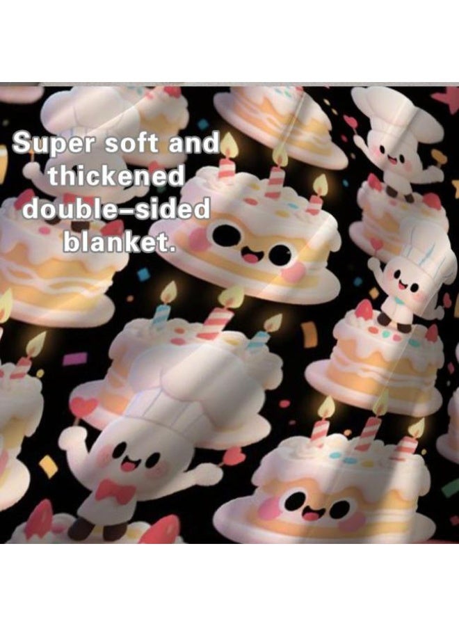 عام Wisdom Fairy (أحدث) بطانية رقيقة من الفانيلا (دافئة ومريحة، ومناسبة للنوم، واستخدام اللعبة، وإزالة الغبار والرمل) 150 سم * 200 سم - 90 - Image 5