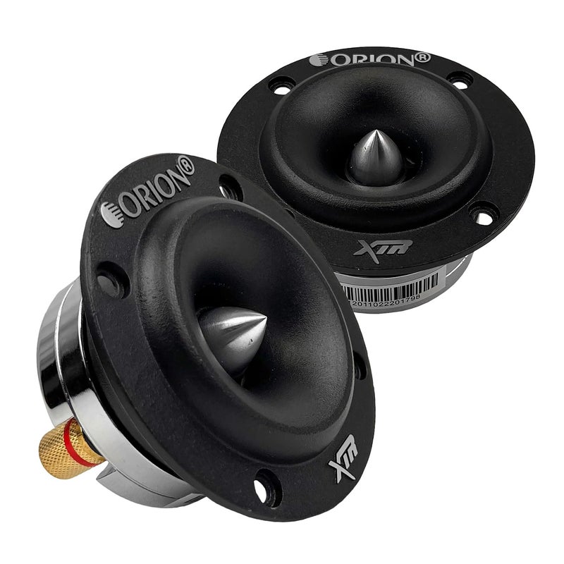 ORION XTR Series XTW350NE 3.2â€ Super Bullet Neodymium Tweeter | Aluminum Diaphragm, 1â€ Voice Coil, 110W RMS, 440W Max, Built-in Crossover - Pro Car Audio Tweeter (Pair) - Image 1