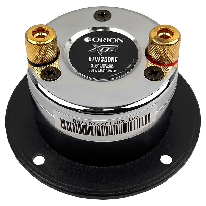 ORION XTR Series XTW350NE 3.2â€ Super Bullet Neodymium Tweeter | Aluminum Diaphragm, 1â€ Voice Coil, 110W RMS, 440W Max, Built-in Crossover - Pro Car Audio Tweeter (Pair) - Image 5