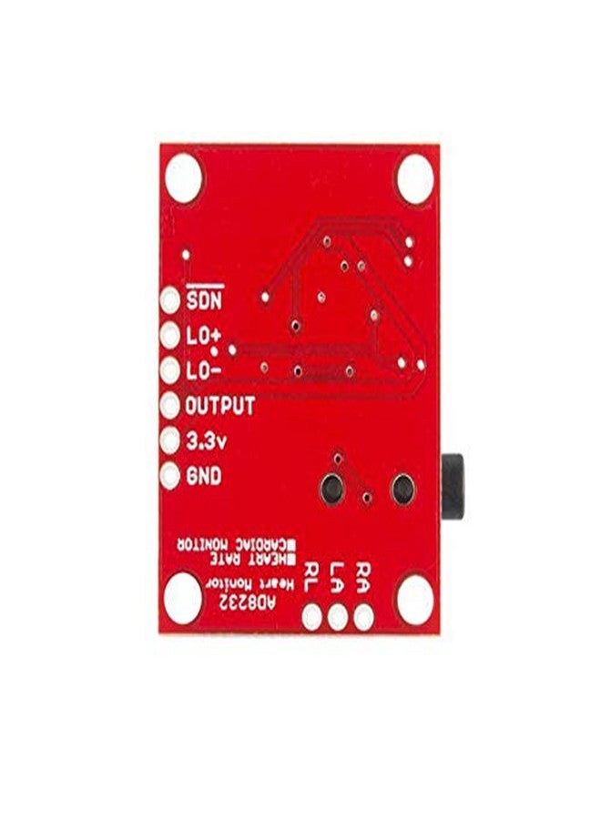 Robocraze AD8232 Heart Rate Sensor Module ECG Kit Monitor Healthy Pads DC 3.3V 36 * 31 * 18mm (Pack of 1 - Image 4