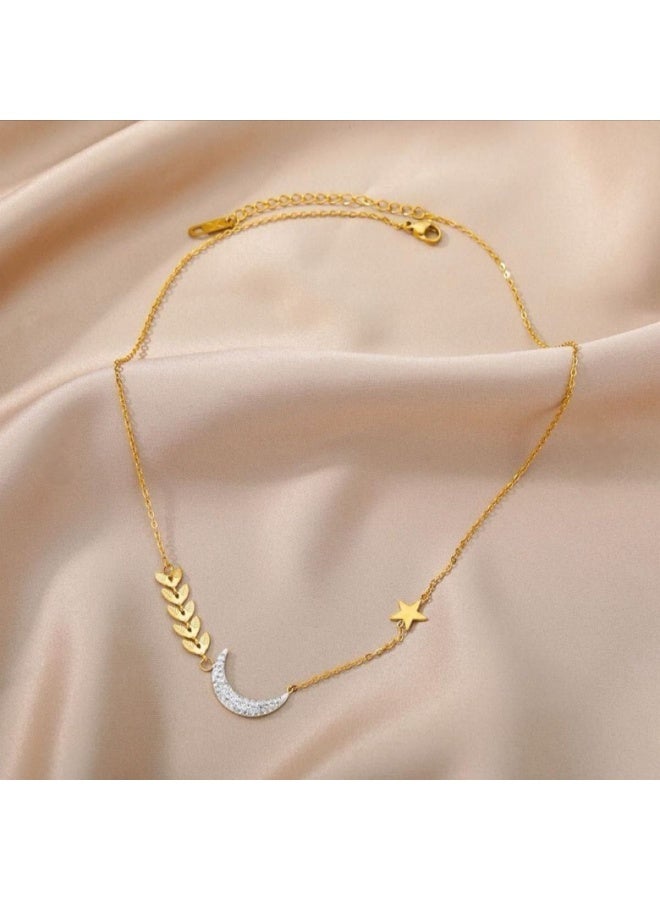 عقد نسائي أنيق من الستانلس ستيل – تصميم راقٍ يناسب جميع الإطلالات - Image 1