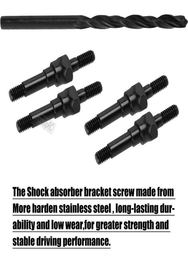 hopsupRC Shock Standoff Set&Shock Cap Protector Upgrade Parts for 1/8 KRATON/NOTORIOUS/OUTCAST/TYPHON 6S BLX,1/7 INFRACTION/MOJAVE/FIRETEAM 6S BLX.Shock Absorber Bracket Screw&Shock Cap.Navy Blue - Image 3