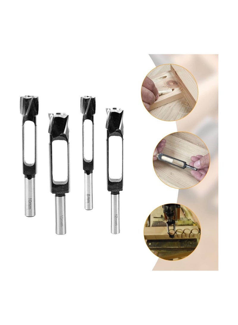 Excefore Wood Plug Hole Cutter Standard Wood Dowel Maker Plug Hole Cutter Deep Plug Cutter Core Drill Woodworking Tool for Wood working Furniture Making Carpentry 8mm 10mm 12mm 15mm - Image 3