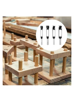 Excefore Wood Plug Hole Cutter Standard Wood Dowel Maker Plug Hole Cutter Deep Plug Cutter Core Drill Woodworking Tool for Wood working Furniture Making Carpentry 8mm 10mm 12mm 15mm  - Image 5