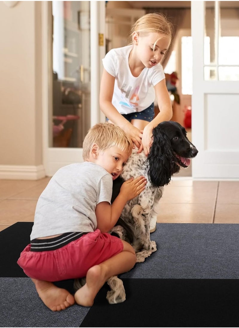 Sharpdo - 1-Pic of Carpet Tile, Peel And Stick, 40*200cm Non-Slip Self-Adhesive Square Carpet Floor Tile, Reusable Waterproof Carpet, Suitable For Living Room And Bedroom - Image 1