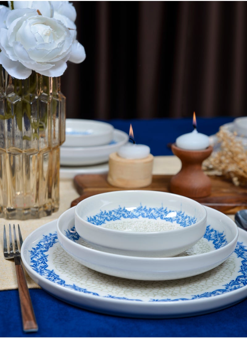 Farika Porselen Side 12-Piece 4-Serving Porcelain Dinnerware Set  - Image 1
