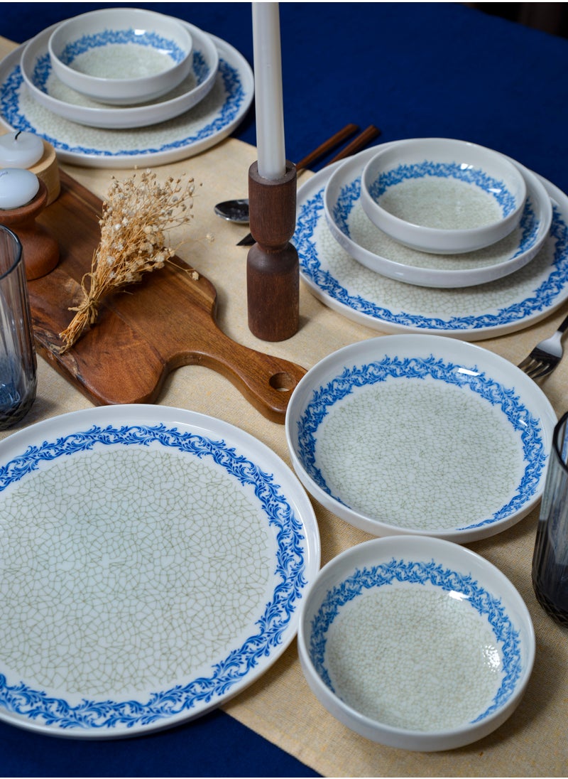 Farika Porselen Side 12-Piece 4-Serving Porcelain Dinnerware Set  - Image 2