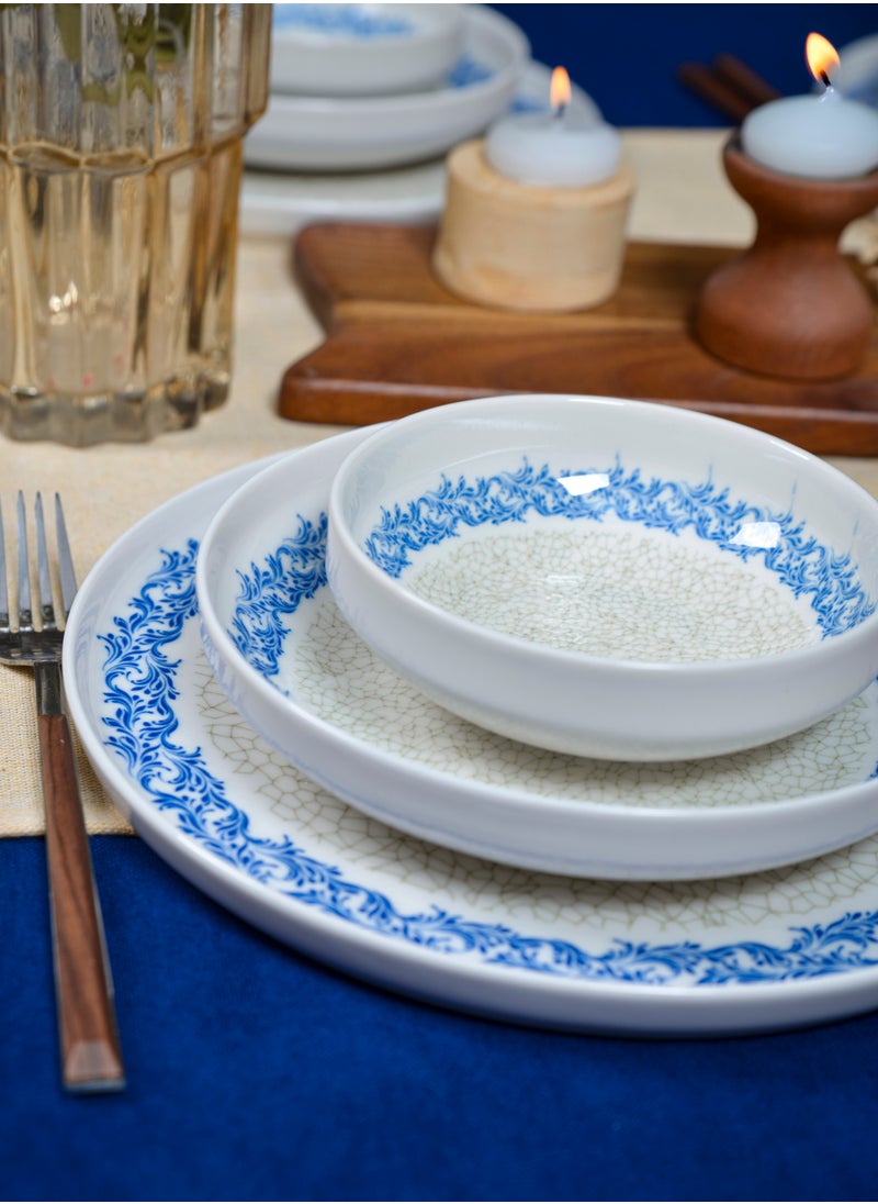 Farika Porselen Side 12-Piece 4-Serving Porcelain Dinnerware Set  - Image 3