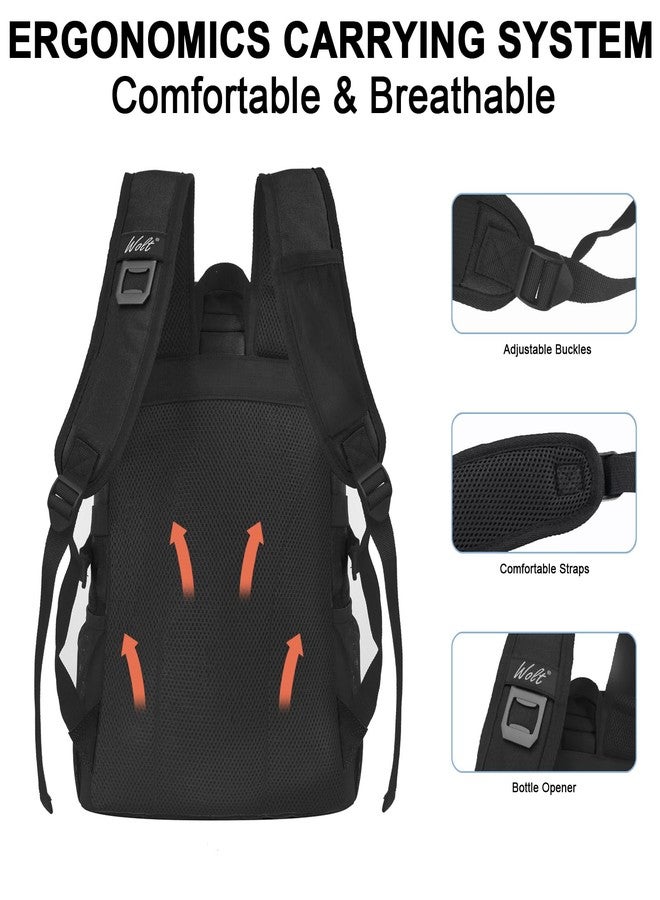 WOLT|Cooler Backpack,24 Cans Insulated Backpack Cooler Leakproof,Lightweight Soft Cooler Bag,Camping Cooler,Large Capacity Beach Cooler,Waterproof Travel Cooler Lunch Backpack for Hiking - Image 5