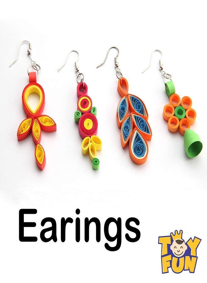 TOY FUN Paper Quilling Jewellery Jr: Art and Craft for Kids & Girls 5 Years and Above, Multicolor - Image 2