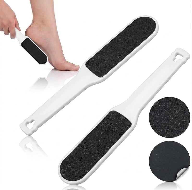 Pedicure Foot File Callus Remover, Double-Sided Course Fine Foot File Board Exfoliating Scrub and Callus Remover for Dead Skin - 1Pc- MULTICOLOR