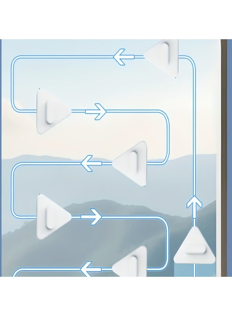 AROAQ Magnetic Window Wiper, a Dual-Sided Tool for Cleaning Glass, Made from Durable Plastic, Perfect for Tall Windows - Image 3