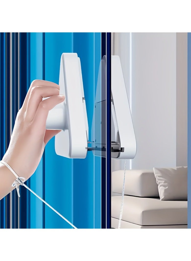 AROAQ Magnetic Window Wiper, a Dual-Sided Tool for Cleaning Glass, Made from Durable Plastic, Perfect for Tall Windows - Image 4