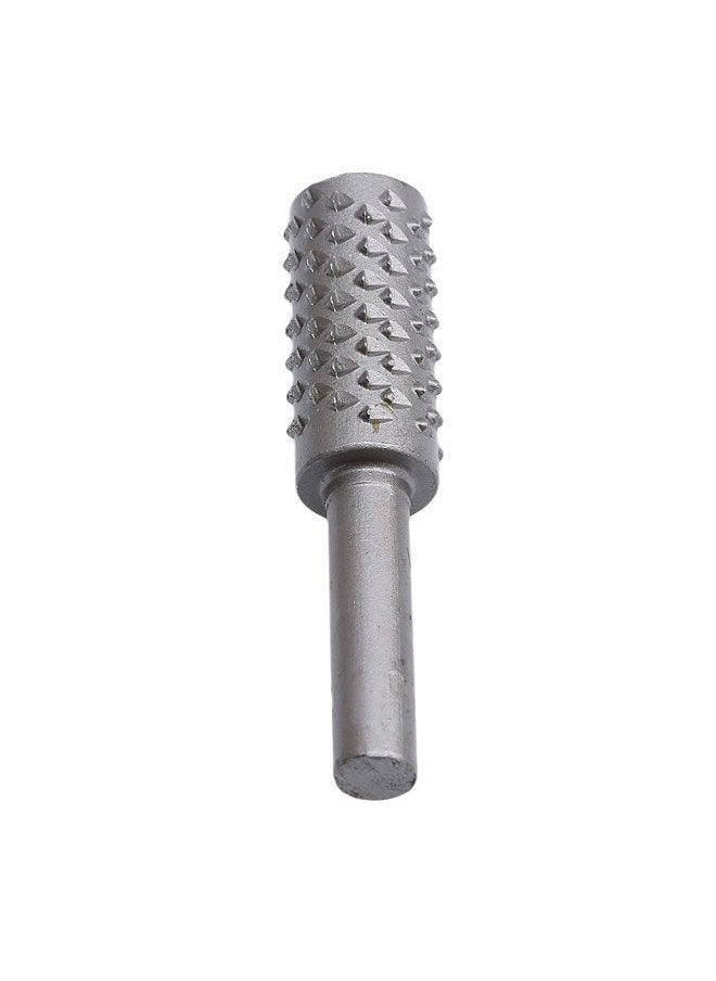 Generic - 5 PCS Rotary Burr Rasp Wood Plastic Carving File Woodworking Drill Bit 1/4-inch Round Shank Chisel Embossed Deburring Polishing Grinding Head - Image 1