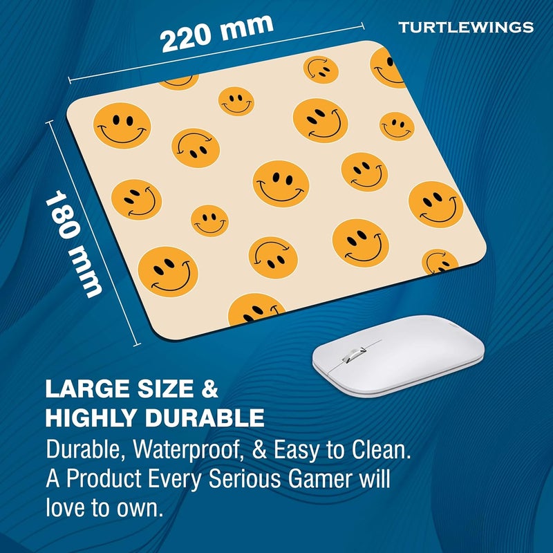 TURTLEWINGS | Mousepad | Inspirational Quote Mousepad – 22x18 cm, 3mm Thick | Abstract Design Non-Slip Rubber Base | Office, Study & Gaming Use | Premium Smooth Surface 222 (1) - Image 3