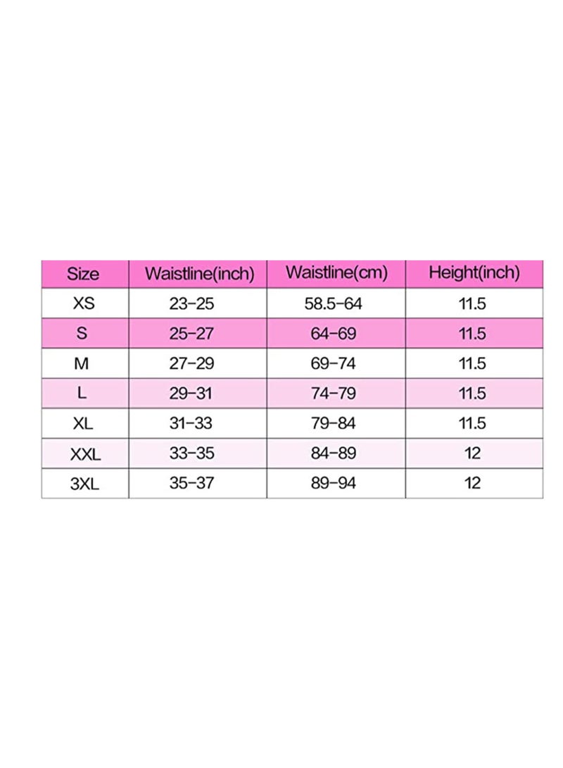 SYOSI Waist Trainer Body Shaper Underbust Waist Corsets for Women Latex 9 Steel Bones Breathable Plus Size Tight Fit for Waist Training Help with Posture L - Image 5