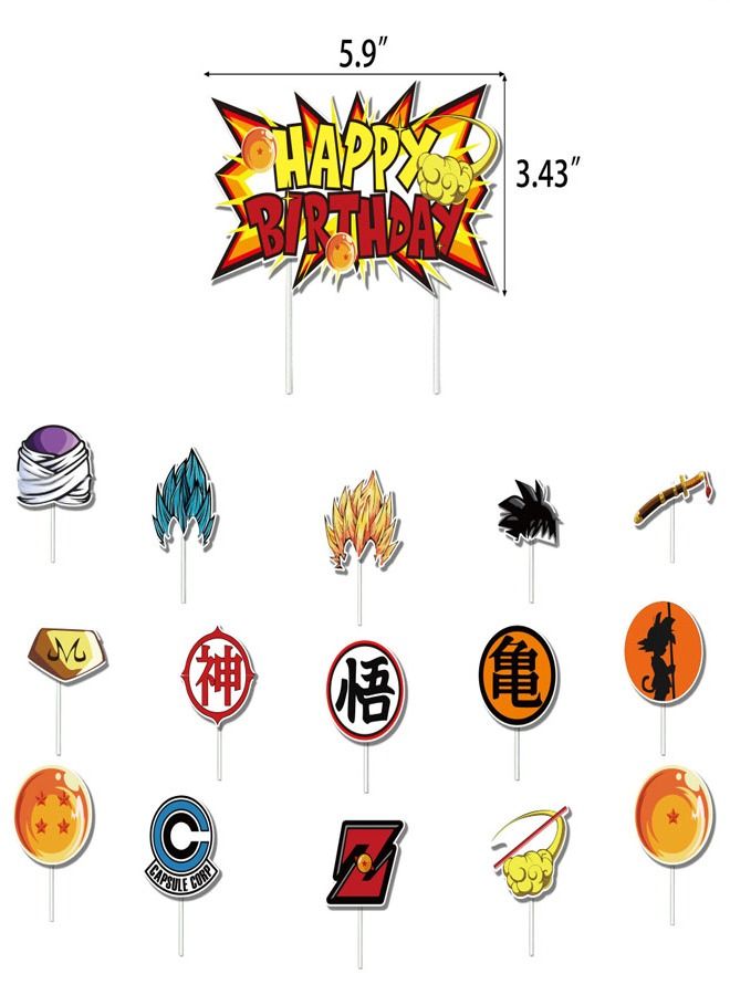 Beauenty Dragon ball ManThemed Birthday Party Decoration - Image 5