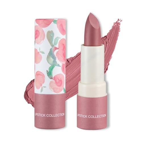 XINGXYUEL Matte Nude Lipstick Silky Velvet Lip Gloss Nude Lip Stain Paper Tube Lipsticks NonStick Cup Waterproof Long Lasting Matte Lipstick for Women Daily Professional Lip Makeup03 Pink - Image 1