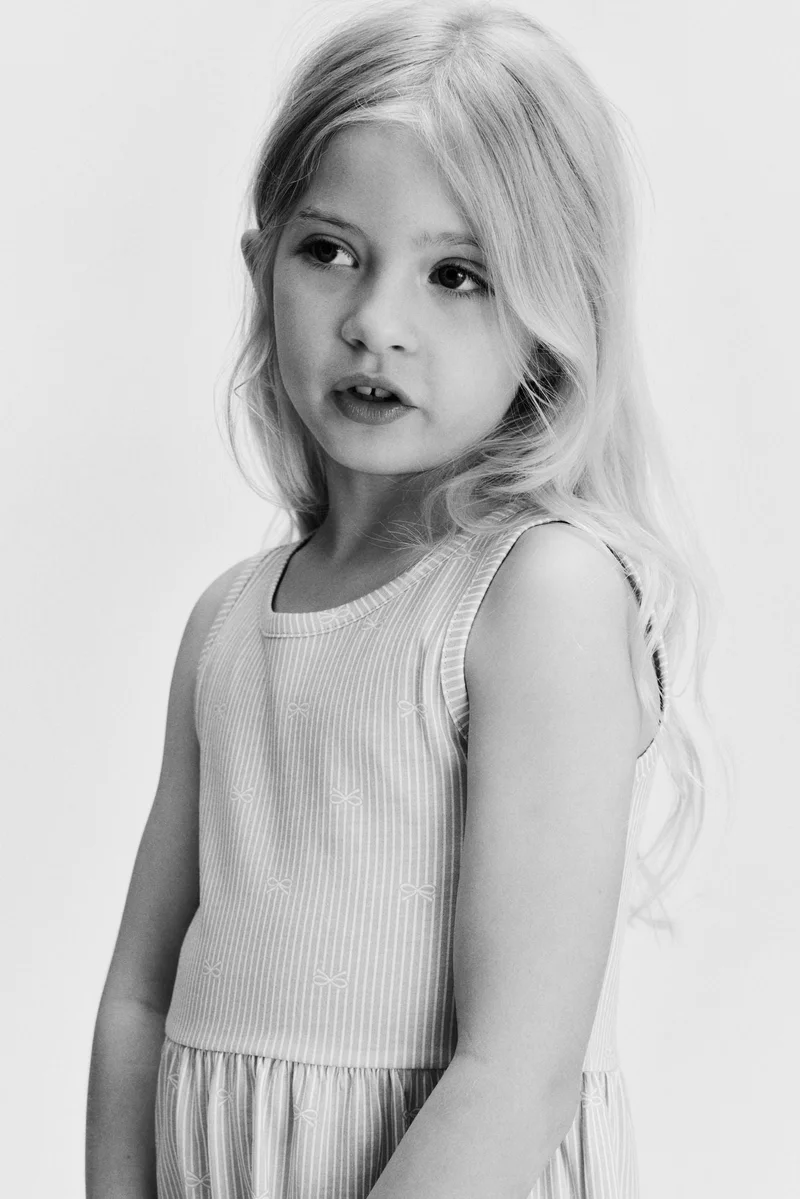 H&M Patterned cotton dress